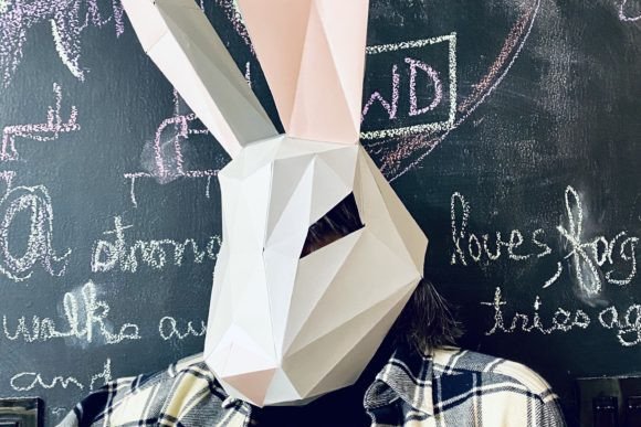 Download Rabbit Paper Mask - Premium Resources