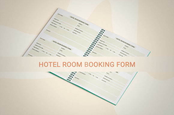 Download Hotel Room Booking Form for Kdp Book - Premium Resources