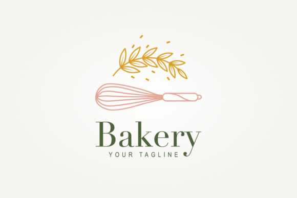 Download Bakery Shop Minimalist Line Art Logo Ico - Minimalist Collection