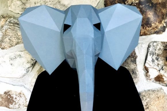 Download Elephant Paper Mask - Mask Collection