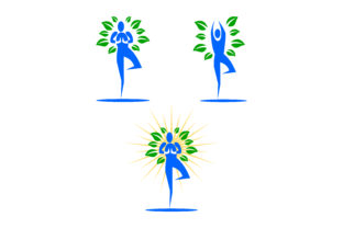 Download Set of Nature Yoga Logo - Yoga logo Collection