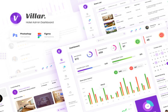 Download Villar - Hotel Booking Admin Dashboard - Hotel Collection