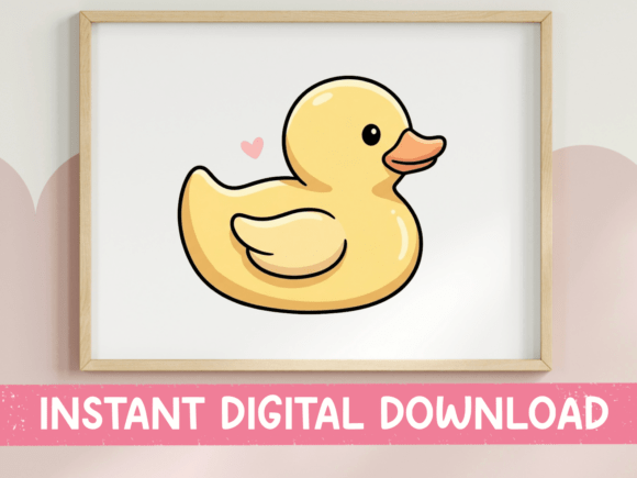 Download Cute Rubber Duck Print SVG - Rubber Collection