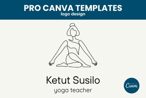 Download Yoga Logo Pro Canva Template - Yoga logo Collection