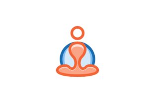 Download People Cross-legged, Yoga Logo - Yoga logo Collection